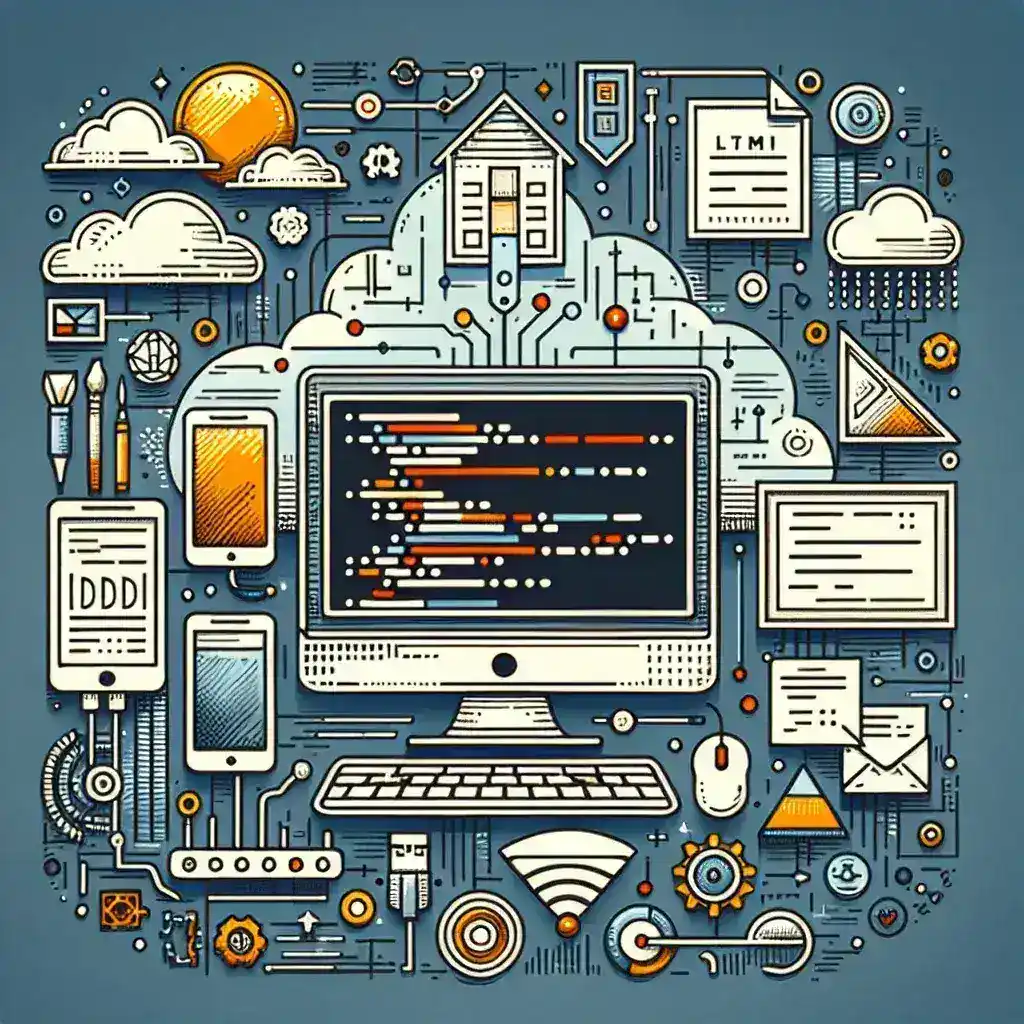 "Diagrama que ilustra el proceso de montaje de un servidor local para desarrollo web, incluyendo componentes esenciales como software, configuración de red y lenguajes de programación utilizados, en el contexto de la guía completa sobre cómo montar un servidor local."