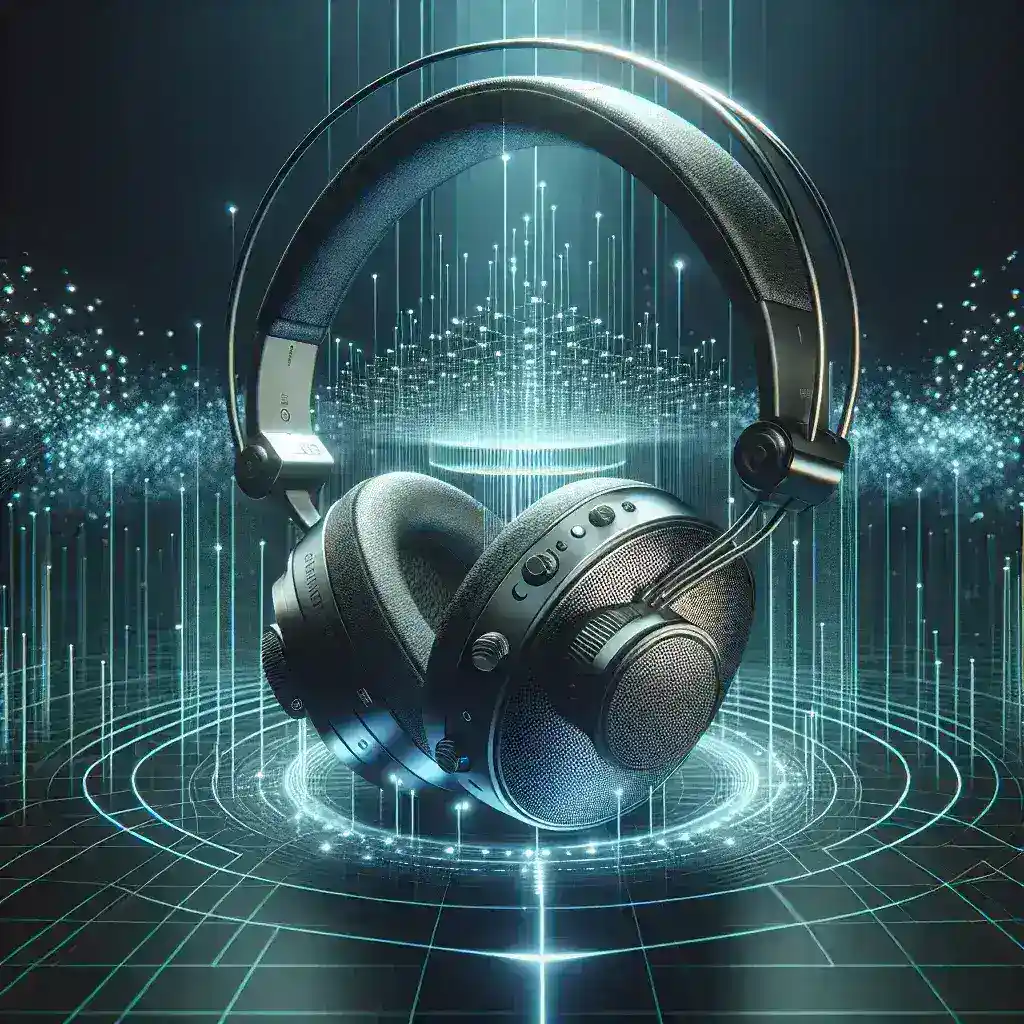 "HyperX nuevos auriculares con sonido espacial Dolby Atmos, mostrando diseño moderno y características avanzadas para una experiencia de audio inmersiva."