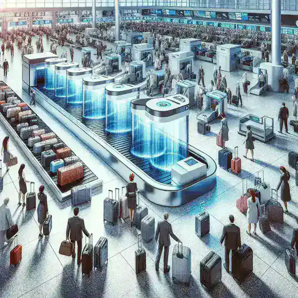 "Escáner de rayos X 3D en el aeropuerto de Palma para el control de equipajes, mejorando la seguridad y eficiencia en el proceso de inspección de equipaje."